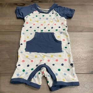 Kyte Baby Shortall in Spring Polka Dots